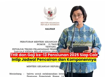 Gaji ke-13 untuk Pensiunan ASN Cair Juni 2025, Ini Jadwal dan Besarannya Sesuai Golongan