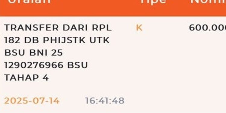 Cek Sekarang! BSU 2025 Tahap 4 Sudah Masuk ke Rekening, Ini Cara Lihat Daftarnya