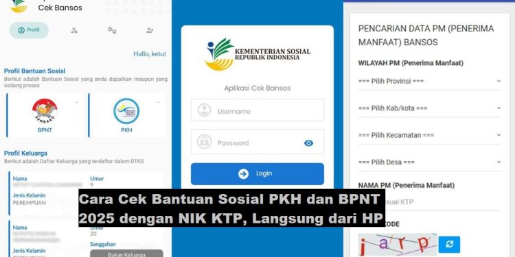 Cara Cek Bantuan Sosial PKH dan BPNT 2025 dengan NIK KTP, Langsung dari HP