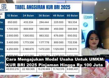 Cara Mengajukan Modal Usaha Untuk UMKM: KUR BRI 2025 Pinjaman Hingga Rp 100 Juta 