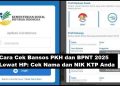 Cara Cek Bansos PKH dan BPNT 2025 Lewat HP: Cek Nama dan NIK KTP Anda