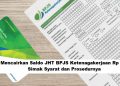 Cara Mencairkan Saldo JHT BPJS Ketenagakerjaan Rp 15 Juta, Simak Syarat dan Prosedurnya