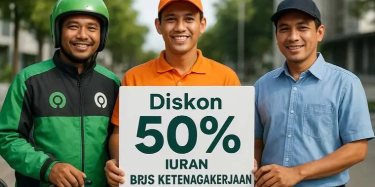 Diskon Iuran BPJS Ketenagakerjaan 50% untuk Ojol dan Pekerja Informal, Begini Cara Daftarnya