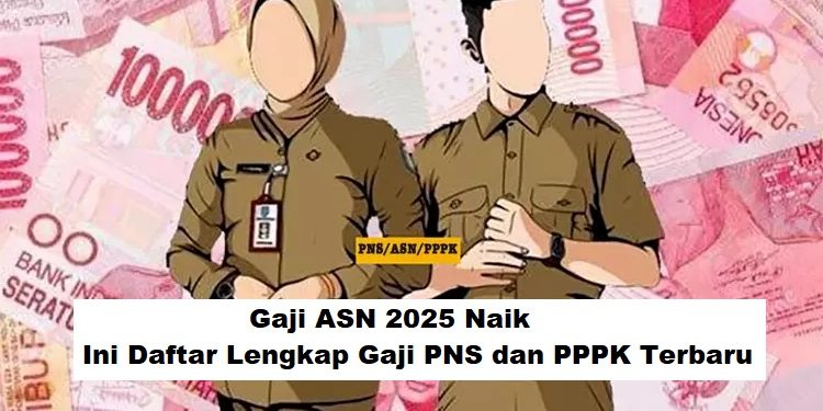 Gaji ASN 2025 Naik, Ini Daftar Lengkap Gaji PNS dan PPPK Terbaru