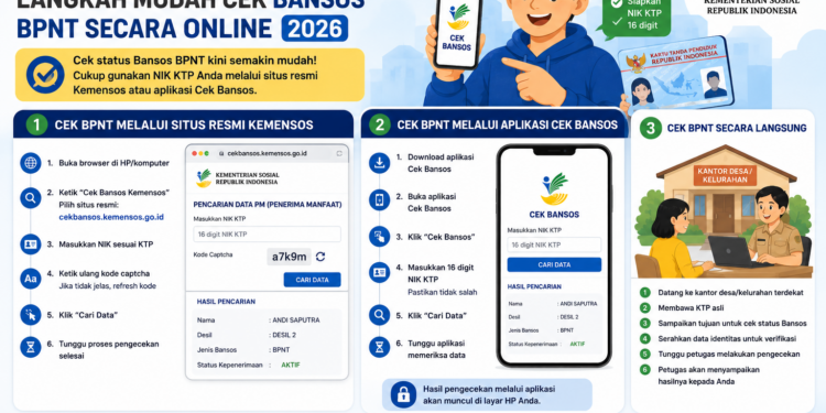 Cek Bansos BPNT: Langkah Mudah Cek Bansos BPNT Secara Online 2026