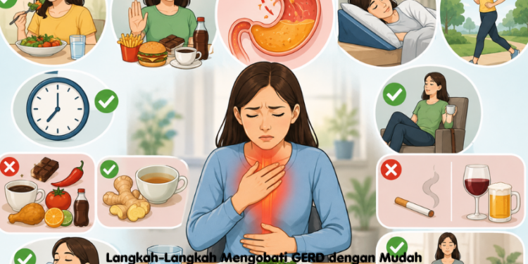 Langkah-Langkah Mengobati GERD dengan Mudah